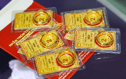 Sáng 19/6: Giá vàng nhẫn trơn, vàng miếng lao dốc