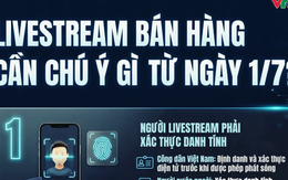 [Infographic] Người livestream bán hàng cần biết từ ngày 1/7