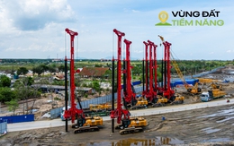 Diễn biến mới ở tuyến đường sắt 102.000 tỷ nối Bến Thành - Cần Giờ: Khoan địa chất ở trung tâm, máy móc hạng nặng tập kết ở depot