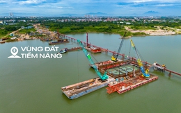 Cận cảnh cây cầu hơn 7.300 tỷ, có trụ tháp hình cánh chim cao bằng toà nhà 25 tầng, dự kiến hoàn thành vào năm sau ở Hà Nội