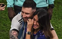 4,5 triệu lượt thích thông điệp vợ nhắn Messi