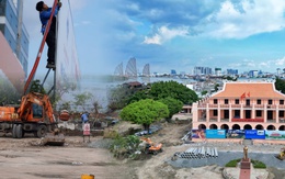 Nhộn nhịp thi công dự án công viên văn hóa Bến Nhà Rồng - Khánh Hội