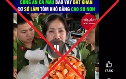 Cà Mau bác tin ‘tôm khô làm từ cao su non’, công an vào cuộc