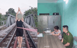 Vô tư tập lắc vòng trên đường ray tàu hỏa, người phụ nữ SN 1979 ở Lạng Sơn bị xử lý