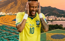 Hãng dép tông Brazil gây sốc khi xếp 4.500 đôi dép thành quốc kỳ khổng lồ cổ vũ World Cup