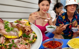 Cả gia đình hotmom Thủy Anh mê tít món bánh "nhỏ mà có võ" này khi du lịch Nha Trang: Ai đi biển cũng phải thử ít nhất một lần!