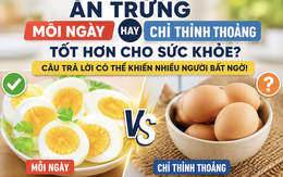 Ăn trứng mỗi ngày hay chỉ ăn thỉnh thoảng tốt hơn? Câu trả lời có thể khiến nhiều người bất ngờ