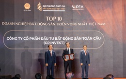 GP.Invest đạt Top 10 Doanh nghiệp triển vọng tại Giải thưởng Quốc gia Bất động sản Việt Nam 2026