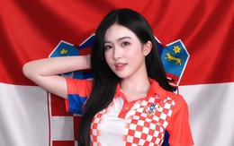 Từ "hiện tượng" sân Hàng Đẫy, Á hậu Trần Thu Hiền trở thành bóng hồng của tuyển Croatia tại World Cup 2026