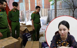 Đồng loạt khám xét 7 địa điểm, thu 30.000 sản phẩm, bắt quản lý Phạm Thị Thảo SN 1993