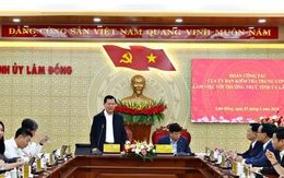 Ủy ban Kiểm tra Trung ương làm việc với Lâm Đồng về dự án ngoài ngân sách
