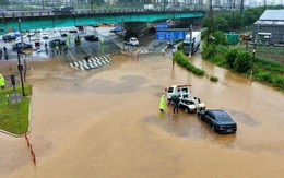 Mưa lớn gây lũ lụt và thiệt hại trên diện rộng tại Hàn Quốc