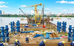 Tăng tốc thi công cầu Trần Hưng Đạo