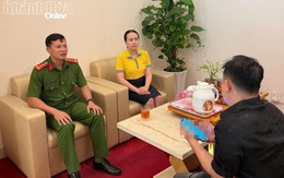 Công an kiểm tra giao dịch rút sổ tiết kiệm 350 triệu đồng: Một người đàn ông được mời làm việc