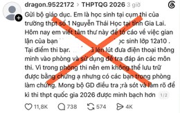 Kết quả xác minh phản ánh thí sinh dùng điện thoại trong phòng thi ở Gia Lai