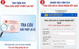 Từ 13/7, người dân ở Hà Nội có thể tự tra cứu tiến độ cấp, đổi GPLX