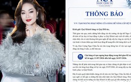 Tiệm vàng của Á hậu Hoàng Thanh Nga thông báo tạm ngừng hoạt động 2 tuần để "nâng cấp hệ thống" trước khi giám đốc bị khởi tố