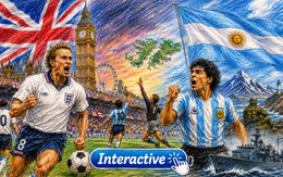 Duyên nợ "ngập đầu" giữa Anh và Argentina cùng lần đầu của Messi