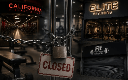 Chuỗi phòng tập hạng sang Elite, California "thi nhau" đóng cửa, một phòng gym 10 năm tuổi khác chịu chung số phận vì "mất khả năng trả nợ"