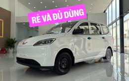 Soi MPV điện Wuling Grango vừa về đại lý: Xe 7 chỗ giá 499 triệu, cỡ mâm độc lạ, sạc 30 phút được 80% pin