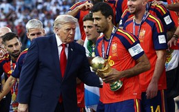 Sự xuất hiện của Tổng thống Donald Trump tại trận chung kết World Cup gây chú ý đặc biệt