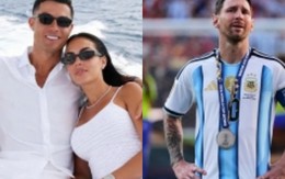 Sự thật đằng sau bức ảnh bạn gái Ronaldo “cà khịa” Messi