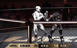 Rợn người màn MMA của robot hình người: Bị đá đứt đầu vẫn lội ngược dòng hạ gục đối thủ, Chân Tử Đan cũng phải giật mình