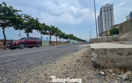 Hiện trạng mặt đường Võ Chí Công sau dự án cống hộp chống ngập