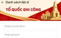 Hướng dẫn tìm kiếm thông tin liệt sĩ, gửi yêu cầu nhận thân nhân trên VNeID