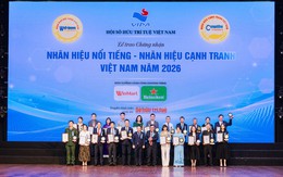 NXBGDVN vinh dự đạt chứng nhận "Top 20 nhãn hiệu nổi tiếng Việt Nam năm 2026"