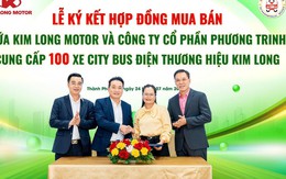 KIM LONG MOTOR cung cấp 100 xe buýt điện cho Phương Trinh Buslines, thúc đẩy chuyển đổi giao thông xanh