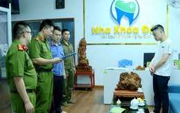 Thi hành lệnh khám xét, khởi tố chủ phòng khám nha khoa Hoàng Trọng Nguyên SN 1988