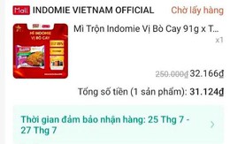 Indomie phải đăng thông báo khẩn, mong khách hàng đồng loạt hủy đơn