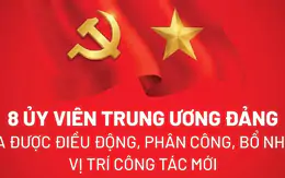 8 Ủy viên Trung ương Đảng vừa được điều động, phân công vị trí công tác mới