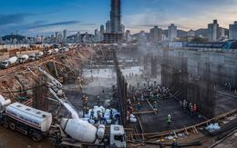 Phát hiện 775 xe trộn bê tông đổ hơn 5.400 m3 cả ngày lẫn đêm, bí mật dưới lòng đất của công trình hơn 50.000 mét vuông lộ diện