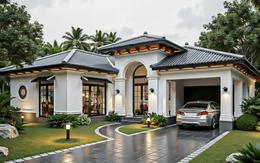 Chi phí xây nhà mái Nhật 1 tầng 4 phòng ngủ 120m² bao nhiêu?