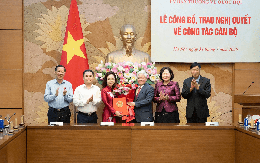 Vụ trưởng Vụ Tín dụng NHNN được bổ nhiệm làm Trợ lý Phó Chủ tịch Quốc hội Nguyễn Thị Hồng