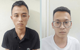 Công an bắt giữ Nguyễn Vũ Kỳ SN 2002 và Hoàng Tuấn Nhật SN 2004 liên quan dịch vụ chuyển tiền