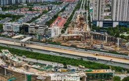 Toàn cảnh nút giao gần 2.400 tỷ đồng đang thành hình ở cửa ngõ phía Tây Hà Nội