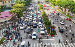 Cận cảnh hai tuyến đường Hà Nội dự kiến phân luồng đảo chiều giảm ùn tắc