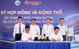 DICERA Holdings ký kết hợp đồng và động thổ dự án xây dựng 02 khối giảng đường tại cơ sở đào tạo Long Trường