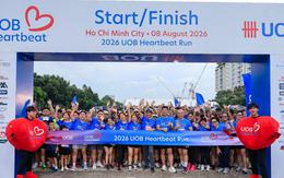 Giải chạy bộ UOB Heartbeat Run 2026 gây quỹ hơn 950 triệu đồng nhằm mở rộng cơ hội học tập số cho trẻ em có hoàn cảnh khó khăn