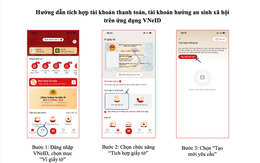 Bộ Công an hướng dẫn tích hợp tài khoản thanh toán, an sinh xã hội trên VNeID