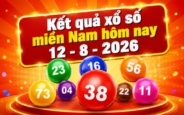 XSMN 12/8 - Xổ số miền Nam hôm nay thứ Tư ngày 12/8/2026