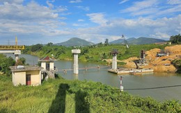 Toàn cảnh dự án cầu Bình Thành bắc qua thượng nguồn sông Hương
