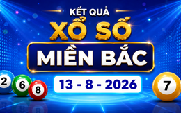 XSMB 13/8 - Xổ số miền Bắc hôm nay ngày 13/8/2026