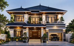 Chi phí xây nhà mái Nhật 2 tầng 100m² có gara ô tô bao nhiêu?