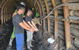 Công an kiểm tra một mỏ than: Bắt khẩn cấp 2 công nhân