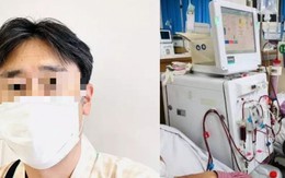 Chủ xe đồ ăn phát hiện teo thận phải, suy thận giai đoạn 3, người vợ khóc: "Tôi bảo đừng làm nhưng anh ấy không nghe"
