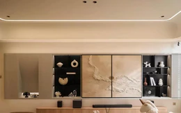 Bỏ vách ngăn, mở rộng không gian sống trong căn hộ 130m²